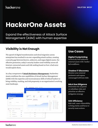 HackerOne Assets Solution Brief
